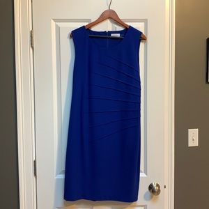 Perfect royal blue Calvin Klein shift dress